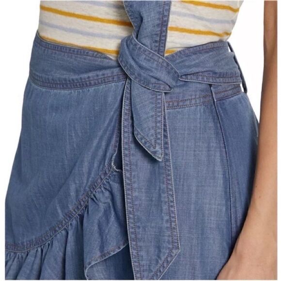 Veronica Beard Memphis wrap skirt - Picture 5 of 9